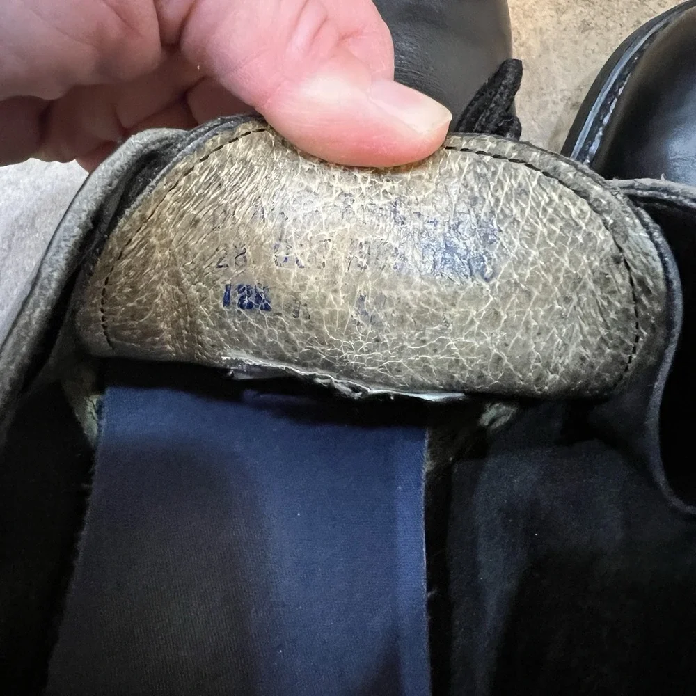VINTAGE Men' Size‎ 12.5 Biltrite Steel Toe EH Chukka Work Leather Black Boots